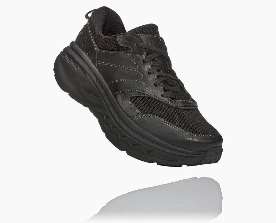 Hoka One One Bondi L Löparskor Dam - Svarta - UJBOI-1790